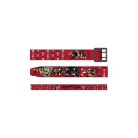 Ed Hardy Men's Panther Snake Belt Size 38