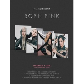 YG PLUS BLACKPINK - BORN PINK [DIGIPACK ver.] Album+Free Gift (JENNIE ver.), YGP0182