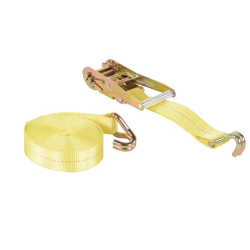 Vestil STRAP-27-RH Polyester Flat Hook Cargo Strapping, 3325 lbs Capacity,