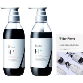 DRH+ Scalp Shampoo 400ml & Treatment 390g [Hematin Aging Care Damage Repair] Serial Number Included (2-piece Set)