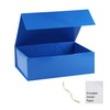 MUMUPACK Blue Gift Box,10x7.3x3.5 Gift Boxes With Lids For Presents
