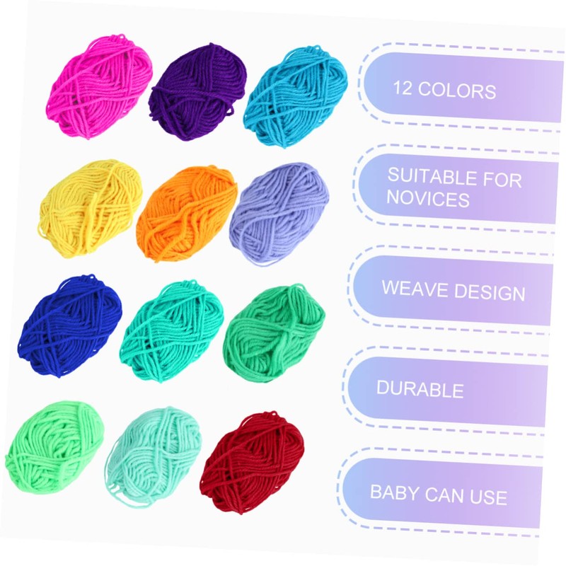 Operitacx DIY Knitting Woolen Yarn Pcs Yarn String Soft Smooth