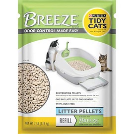 Purina Tidy Cats Litter Pellets, Breeze Refill Litter Pellets in Recyclable Box - (4) 7 lb. Bags