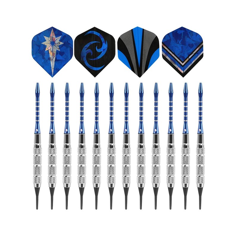 ds. distinctive style 18-Gram Soft Tip Darts Set of 12