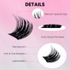 GGOKOK Lash Clusters Wispy DIY Lash Extension 8-16mm Eyelash Clusters