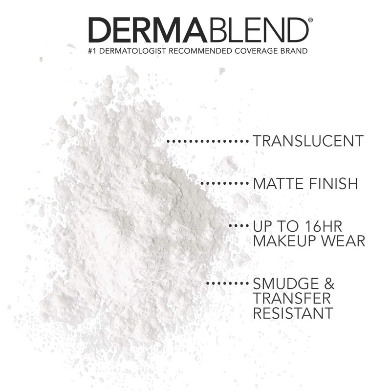 Dermablend Loose Setting Powder, Translucent Face Powder Makeup & Finishing