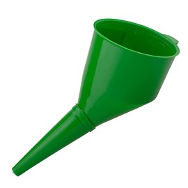 Green Angled Fuel Funnel – With fine mesh filter for easy refilling – Antistatic Lightweight Funnel – Practical and Versatile – Angled design that holds itself. Set by MYPURECORE