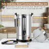 Novelbee 18L Commercial Coffee Urn, 120 Cup Double Wall Coffee