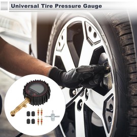 RATCHROLL 1Set Universal Tire Pressure Gauge 200PSI 2.76Inch Digital Pressure Gauge Tyre Air PSI Meter for Motorcycle SUV Truck