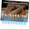 NUOBESTY 3sets Clay Sculpting Tools Pottery Carving Molding Shaping for