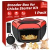 Besly Brooder Box for Chick, Large Brooder for 15 Chicks,