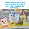 Learning Resources Yoga Ball Buddy con BubblePlush Pinguino, Palla Yoga