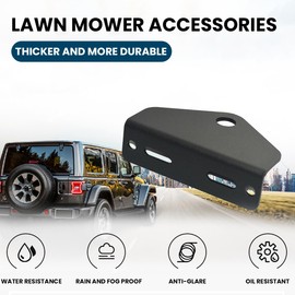 TSUGAMI Universal Zero Turn Lawn Mower Trailer Hitch, 3/4'' Trailer Hitch Mount with 2 Nuts and Bolts Hardware, Heavy Duty 3/16'' Thick and Rugged Steel, Standard Automotive Replacement Parts