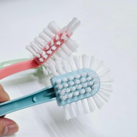 Dual-Sided Sneaker & Bathroom Crevice Cleaning Brush Cleaning Brush 10ea