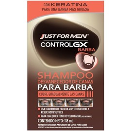 Just For Men Control GX Shampoo Desvanecedor Canas, Barba y Bigote, 118ml