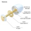 Toilet Flange Bolts, Universal Toilet Bowl to Floor Bolts and