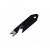 EDC Pry Bar, Mini Keychain Multi-Function Tool, All-Steel, Sandblasted Finish