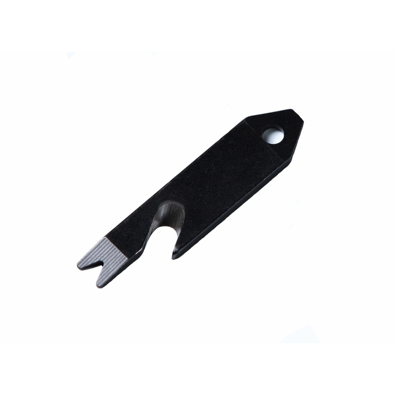 EDC Pry Bar, Mini Keychain Multi-Function Tool, All-Steel, Sandblasted Finish