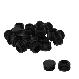 sourcing map Pack of 28 Post Caps, Lamellar Plugs, Plastic, Round Tube Insert, End Cap, Post Cap, Lamellar Plugs, 32 mm, 1.26 Inch OD Office Noise