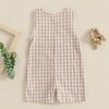 Thilsidee Infant Baby Boy Girl Overalls Outfit Sleeveless Farm Romper