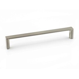 Richelieu Hardware - BP56325192195 - Contemporary Metal Pull - 5632 - 7 9/16 in (192 mm) - Brushed Nickel  Finish