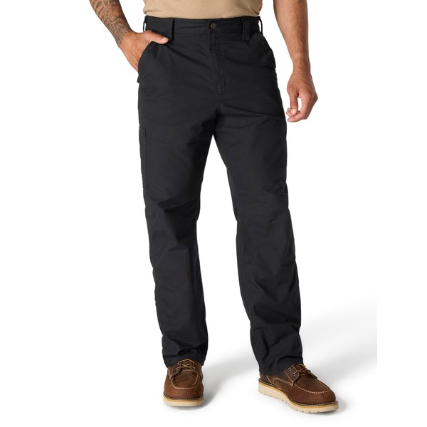 Carhartt Men's Loose Fit Canvas Utility Work Pant, Black, 36W