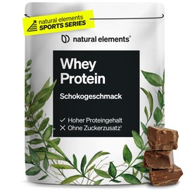 Whey Protein Pulver – Schoko – 1kg – 23g Protein pro Portion – nicht zu süß, nur natürliche Aromen – hochdosiert – in Deutschland produziert & laborgeprüft