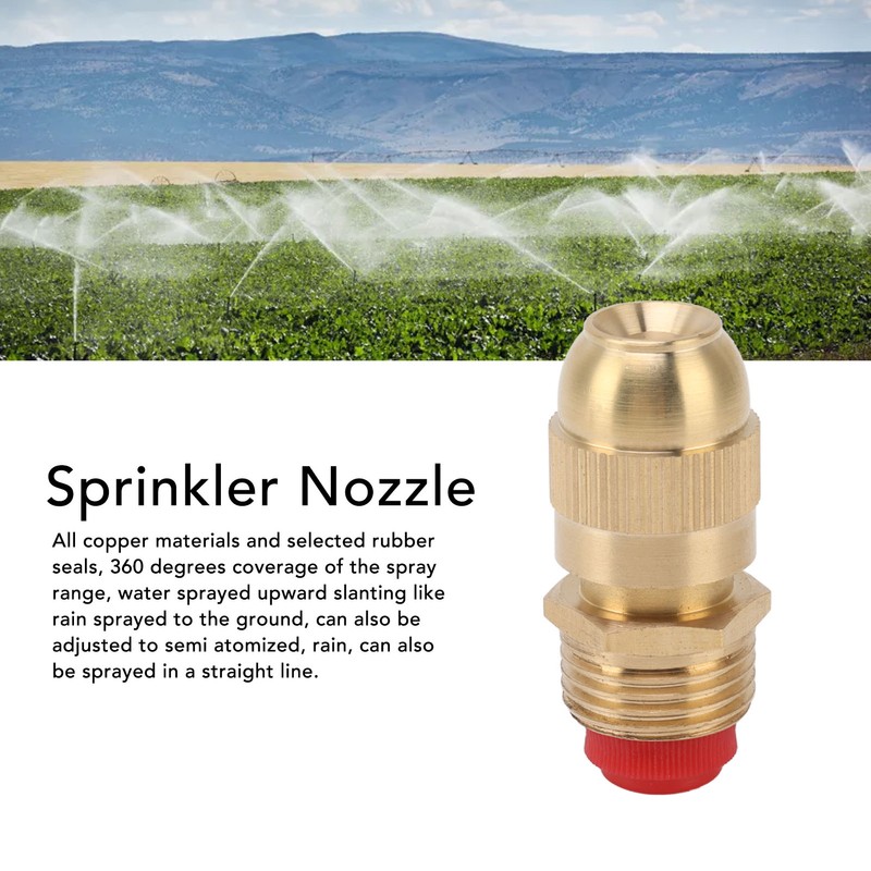 10Pcs G1/2 Male Thread Sprinkler Nozzle Garden Irrigation Water Spray