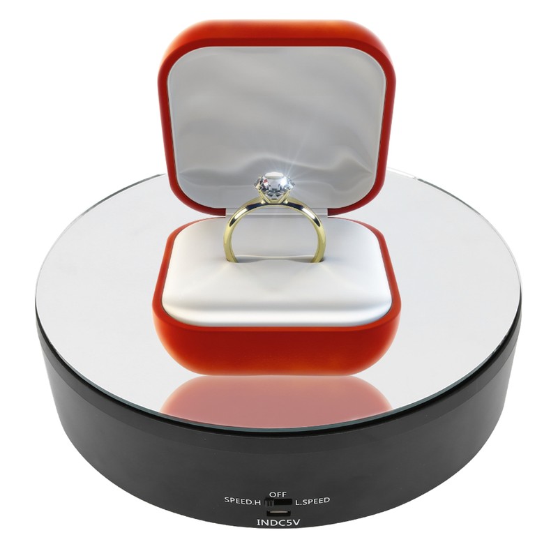 10kg Load Capacity USB Electric 360 Degrees Rotational Turntable Display