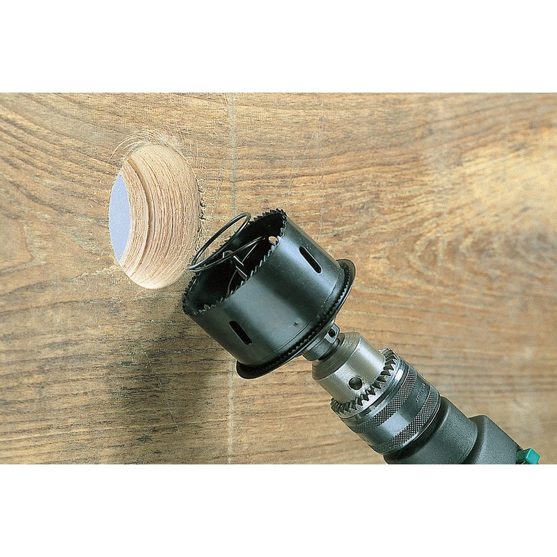 wolfcraft Hole Saw With Ejector and Edge Countersink Bit, Ø68mm
