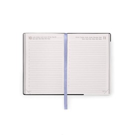 Legami - Daily Calendar 2024-2025, 16 Months, Small, Diary from September 2024 to December 2025, Elastic Closure, FSC Certified Paper, Monthly Planner, 9.5 x 13.5 cm, Moonglow