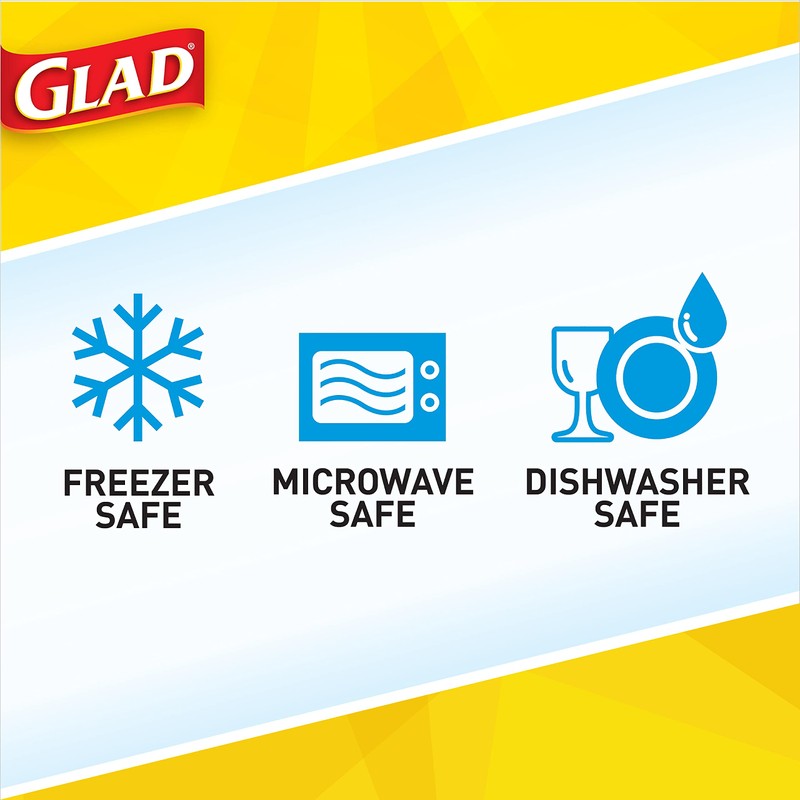 Glad GladWare Design Series Food Storage Containers - Medium Rectangle