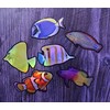 Aquatic Planet Reef Tank Fish Stickers Holographic Shiny Corals for