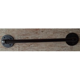 Handmade Tubo de 18 Polegadas Industrial toalha Bar, Banheiro Toalha Barra de hardware