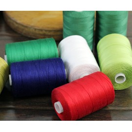 Threadart 100% Cotton Thread | for Quilting, Sewing, and Serging | 1000M Spools 50/3 Weight | LT. Khaki 670
