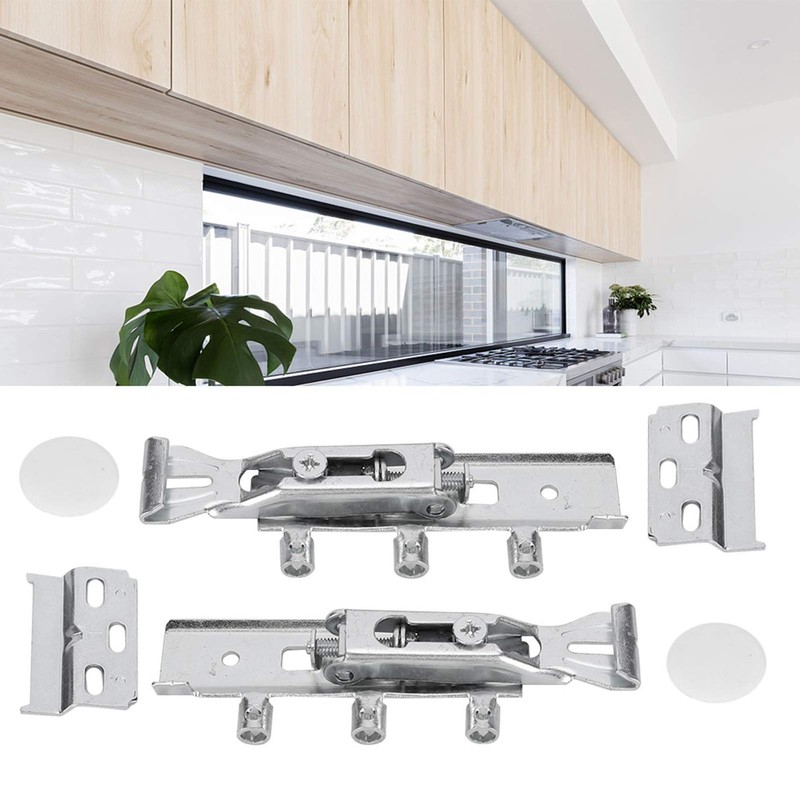 Pack of 2 Concealed Kitchen Cabinet Hangers, Universal Wall Mount