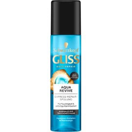 Gliss Express Repair Conditioner Aqua Revive (200 ml), Conditioner Provides an Extra Dose of Moisture and Healthy Shine, with Heat Protection up to 230°C