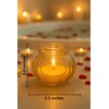 12 (Twelve) x 8 oz (225 ml) Faceted Glass Jar