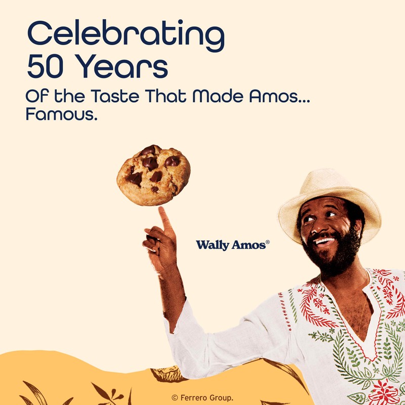 Famous Amos Classic Chocolate Chip Cookies, Bite-Size Cookies, Great for