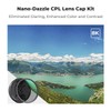 K&F Concept 62MM Polarising Filter Circular Polarizing CPL, Ultra Definiton