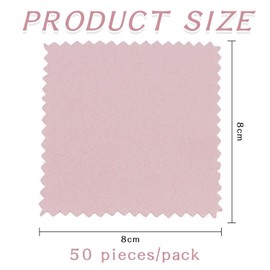 YSJCHEBS 50 Pieces Jewelry Cleaning Wipes, Double Sided Cleaning Cloths, Jewelry Care Accessories, Jewelry Cleaning Tools, Mini Cleaning Wipes