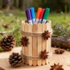 MAHIONG 5000 PCS 4.5 Inch Natural Wood Popsicle Sticks Bulk,