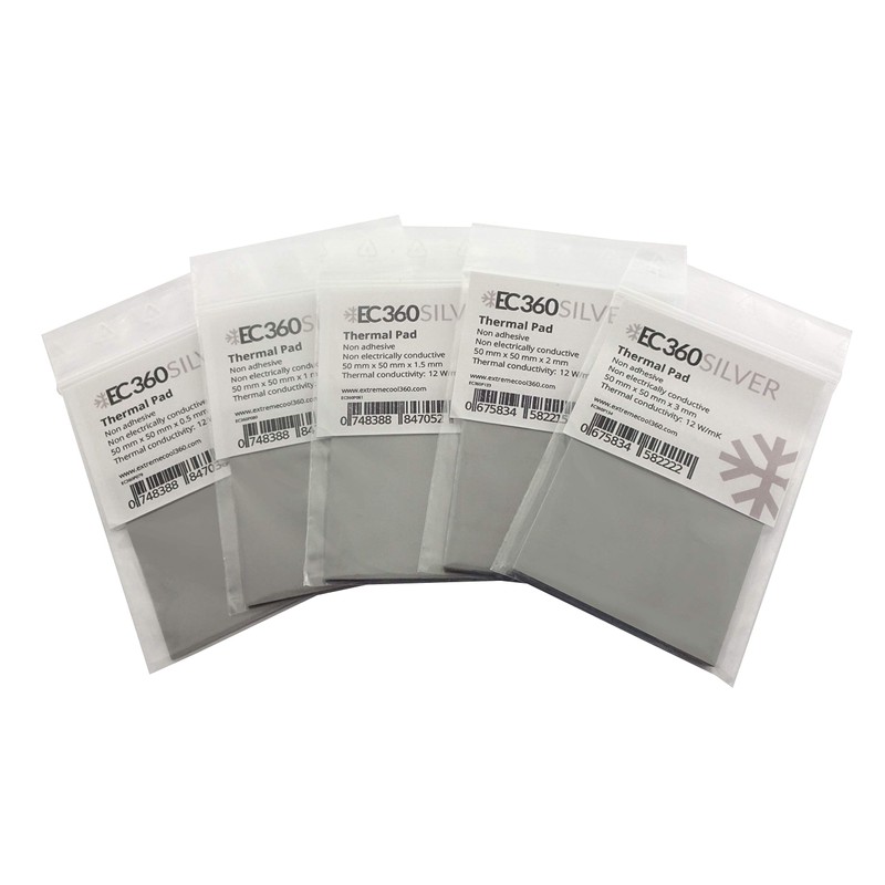 EC360 Silver 12W/mK Thermal Pad 50 x 50 x 2.0