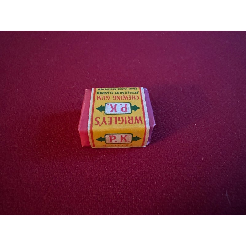 1952, Wrigley's "P.K." PELLET "Un-Opened" Gum Pack (Scarce / Vintage)