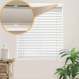 3 Inch Valance Clips, Clear Plastic Valance Clips for Horizontal (12 Pieces)