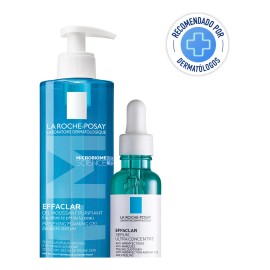Gel Limpiador Purificante + Effaclar Sérum Ultra Concentrado La Roche-Posay