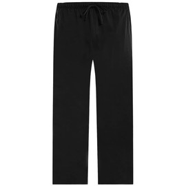 U2SKIIN Mens 100% Cotton Pajama Pants, Lightweight Soft Lounge Pant with Pockets Sleep Pj Bottoms for Men(Black, L)