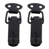 MDXing 2PCS Duckbill Hasp Black 106 Small with Locking Hole