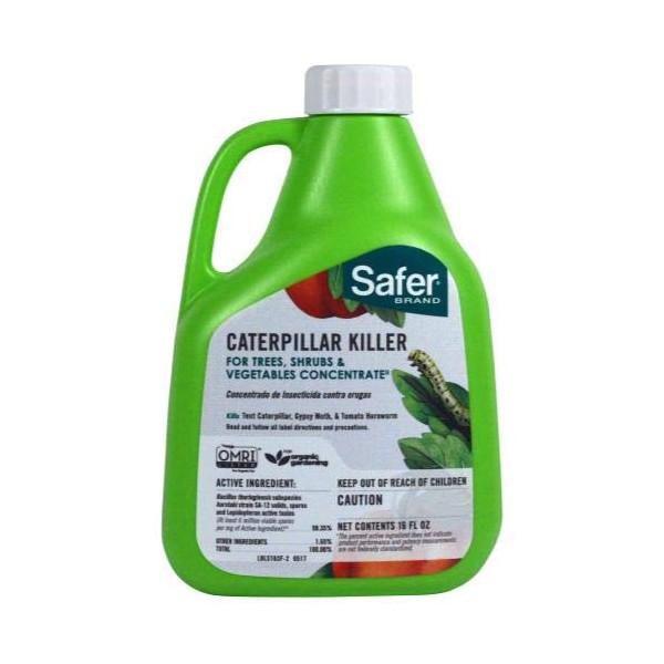 Safer Caterpillar Killer Multiple Insects 16 Oz