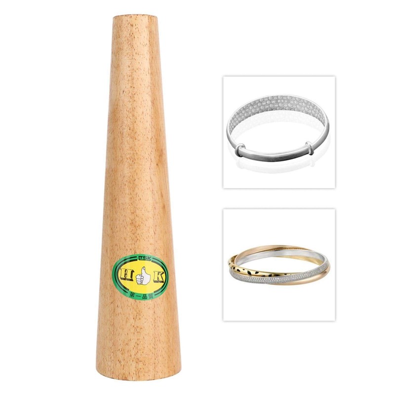 Ring Mandrel, Wooden Bangle Mandrel Ring Sizer Adjuster Jewelry Making